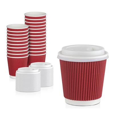 China Disposable High Quality Single Sleeve Customized Printed Paper Tea Cup With Logo for sale