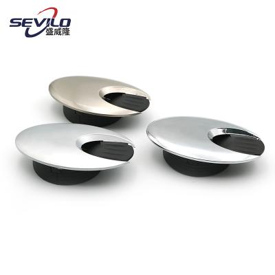 China Zinc Alloy Material Wire Cable Grommet For Computer Desk Hole Cover Under Desk Cable Management for sale