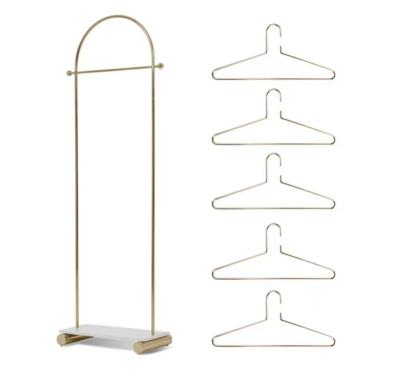 China (Size) New Bedroom Living Room Adjustable Gold Coat Rack for sale