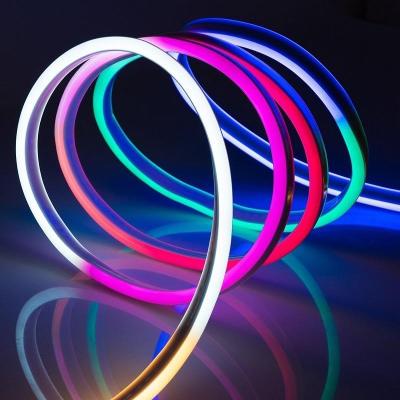 China Creative Customized Decoration 6mm RGB Neon Signage Rainbow RGB Led Lighting Products for sale