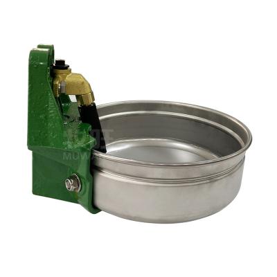 China Livestock Animal Feeding Livestock Long Life Goat Drinking Bowl Automatic Stainless Steel Livestock Drinking Water Bowl For Cow Sheep Pig Horse for sale