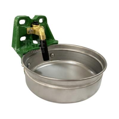 China 5L Large Capacity Cow Drinking Bowl Sheep Horse Drinking Water Stainless Steel Automatic Water Bowl Drinking Bowl for sale