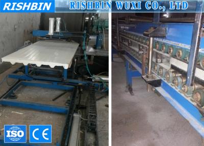 China Hydraulic Decoiler Discontinuous Polyurethane Sandwich Panel Machine Line for Roof for sale