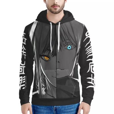 China Low Price QUICK DRY Makima Anime and Gojo Art Hoodie Sweatshirts Fullsleeve Unisex Crop Hoodie Custmized Logo Quick Dry Boys Girls for sale