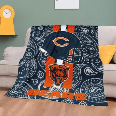 China Customized PORTABLE Comforter Weighted Blankets Print Outdoor Outlet Sublimation Camping Blanket King Size Bed for sale