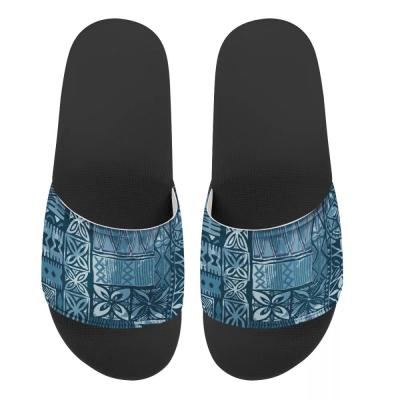 China Fashion Trend Patchwork Pattern Design Charming Beach Shoes 1 Moq Retro Style Women Men Custom Slippers Non-Slip Outdoor Sandals for sale