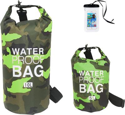 China Waterproof Design Storage Waterproof PVC Dry Bag Lightweight Backpack for Diving Swimming for sale