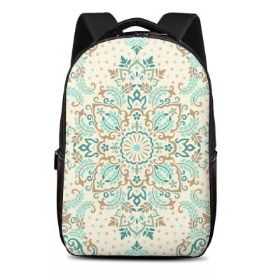 China Custom Paisley Design Paisley Design Bandana Large Capacity School Laptop Sleeve Laptop Backpack Bag Custom Inner Liner Pattern Customized Outdoor School Bags On demand for sale