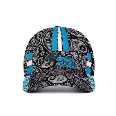 China COMMON Custom Sun Covers American Football Team Bandana Print Adults Breathable Nfle Washed Hat Moq 1 Sun Visor Tennis Hat Boys for sale