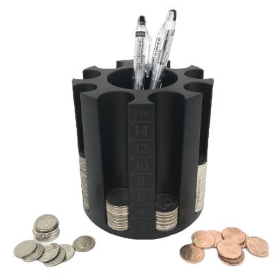 China 2019 PVC Drop Shipping Product, Coin Pen Holder, Table Piggy Bank For USA Standard for sale