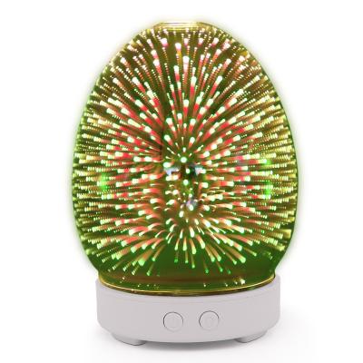 China RV 100ML 3D Glass Difusor Air Aroma Fragrance Diffuser Essential Oil Aromatherapy Humidifier Diffuser for sale