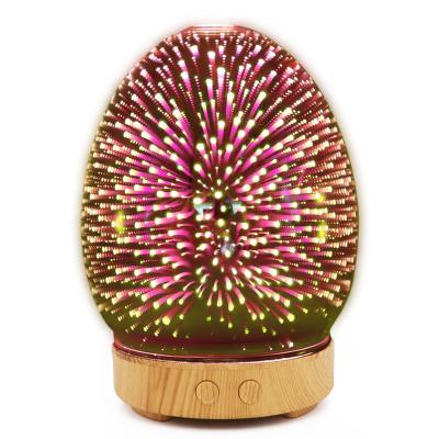 China RV 3D Essential Oil Difusor Color Lights Air Aroma Fragrance Aromatherapy Humidifier Diffuser for sale