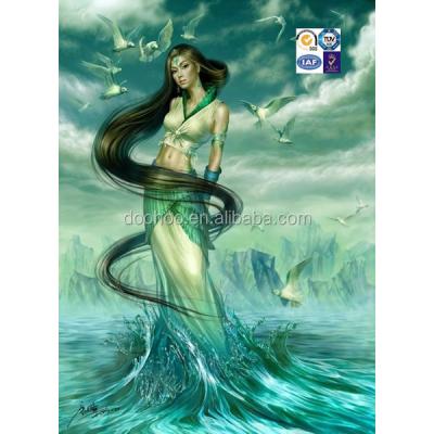 China Romantic Long Hair Game Characters 3d Fairy Cool Wallpaper for sale