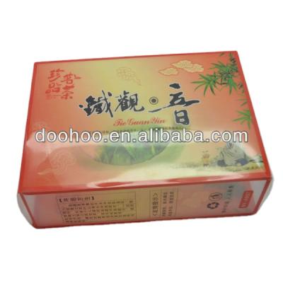 China Wholesale Recycled Colored Plastic Materials Custom Tea Box for sale