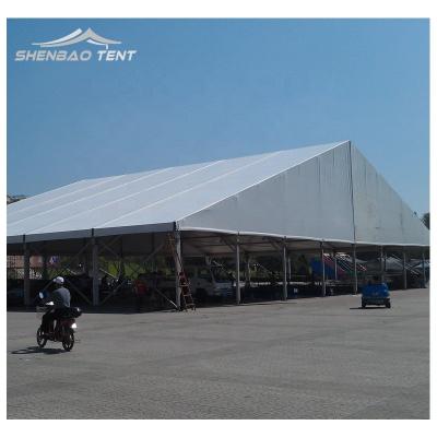 China 2022 Waterpoof ShenBao Trade Show Tent Outdoor Fishbone Trade Show Canopy Gazebo Circus Waterproof for sale