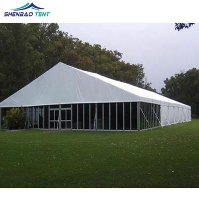 China Waterpoof ShenBao 2022 Most Popular Outdoor Tents Waterproof Home Industrial Event Outdoor Marquee With Clear Roof For Big Party Events for sale