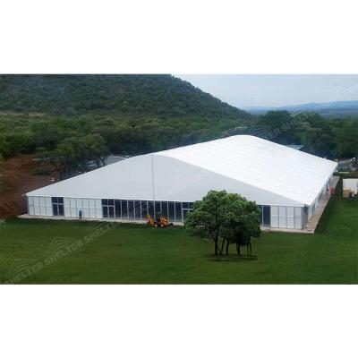 China UV-Resistant Aluminum Volleyball Tennis Soccer Court Sport Curve Tent For Soccer for sale