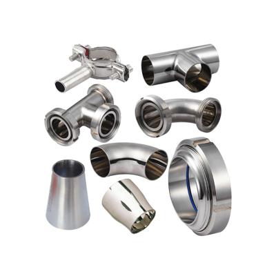 China Diesel Oil Etc Stainless Steel Pipe Fittings 304 Super Elbows 316L Duplex Flanges for sale