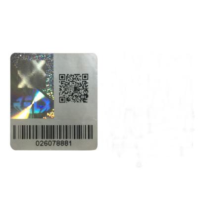 China Customized Anti-Tear Security Label QR Code Sealing Label Anti-counterfeit Customized Self Adhesive Sticker for sale