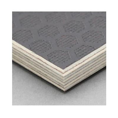 China Modern Outstanding Quality Indoor Black Anti-Slip Film Faced Plywood For Door Skin Concrete Wood for sale