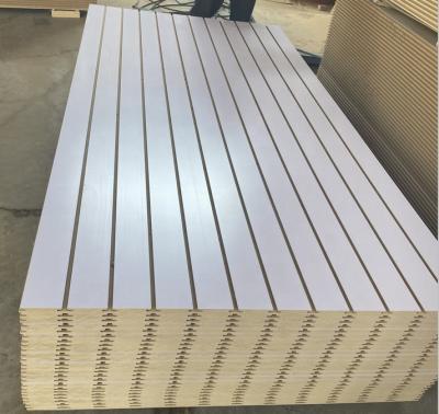 China Modern Grooved MDF Grooved Plywood and Slotted MDF for sale