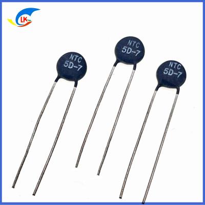 China MF72 5D-7 Leistung NTC Thermistor Serie 7mm geeignet für Energieeinsparlampen Ballast zu verkaufen