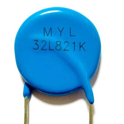 China Varistor MYL 32L-821K 32mm 820V 510 Serie Überspannungsschutz neue Energie elektrische Wechselrichter-Stromversorgung zu verkaufen