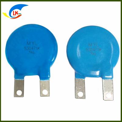 China 53 mm Zinkoxid MOV Varistor MYL53-471K (470V) Hoog vermogen Anti-surge Spanning Te koop