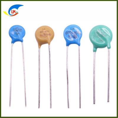 China OEM MOV 07D Metal Oxide Varistor 18V-1800V 07D180K-07D820K Voor straatverlichting Te koop