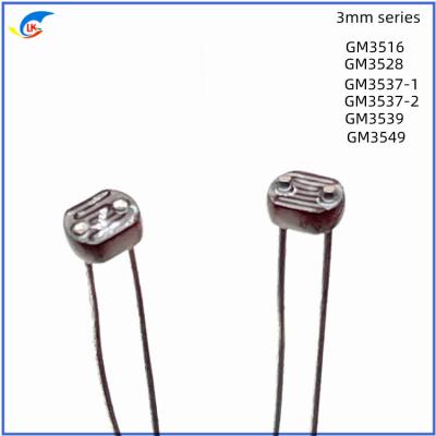 China Sicherheit CDS Photoresistor 1mm GM3528 Heller Widerstand 10-20KΩ Dunkler Widerstand 1MΩ zu verkaufen