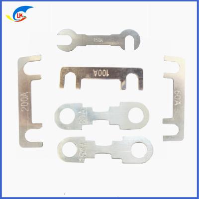 China ANG-H2 Fork Bolt Auto Sicherung Spirale Flachplatte Sicherung 30-200A Zinklegierung Material zu verkaufen