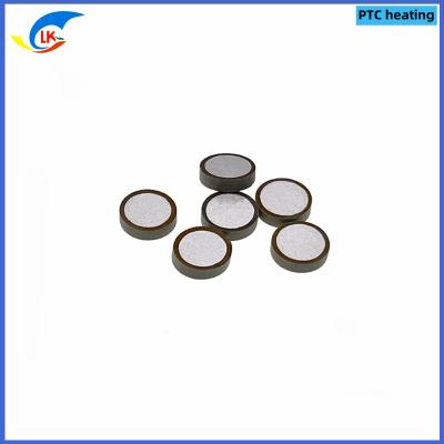 Cina 12V 70C PTC termistor rotondo Disco di 8 mm di diametro termistor di elemento di riscaldamento ceramico in vendita