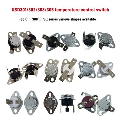 China KSD301 Thermostat 30°C~350°C 16A 125v Temperaturschalter Thermostat Wärmeschutz zu verkaufen