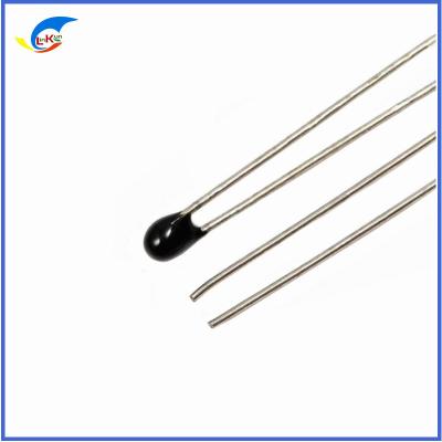 China MF52 50K 1% 3950 NTC Type Thermistor Temperature Detection Epoxy Small Black Head Thermometer for sale