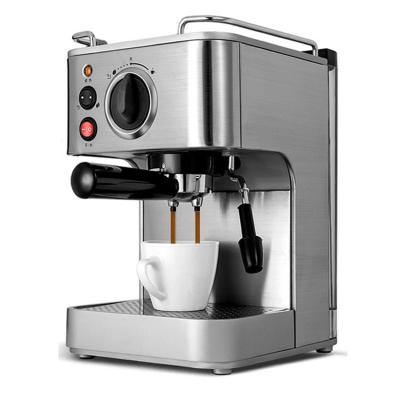 China Commercial Type Stainless Steel 19bar Italian Semi-automatic Coffee Hotel Household Steam Machine for sale