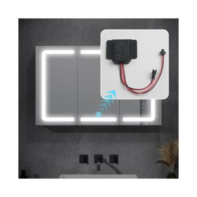 China ON OFF + Dimming New 3A 36W LED Strip Light Smart Mirror Sensor Dimming Electronic Touch Activated Light Switch Screen for sale