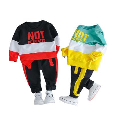 China Spring And Autumn Models Men And Baby Women Casual Sweater Kids Two Piece Breathable Sports Clothing for sale