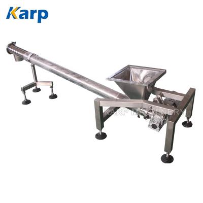 China China Supplier High Quality Heat Resistant Inclined Horizontal Screw Auger Conveyor For Powder for sale