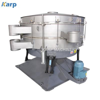 China Food Processing Wheat Flour Vibrating Sifting Machine Corn Starch Tumbler Vibration Screen Sifter for sale