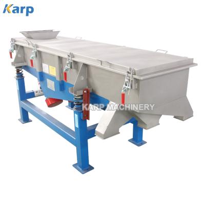 China Grading Particle Size Classification Device Abrasives Industry Sieve Granule Materials Rectangle Vibration Sieving Machine for sale