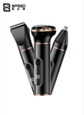 Cina SHC-5066 Portable Hair Clipper Grooming Kit 3 in 1 Multi Functional Deep Shaving Beard in vendita