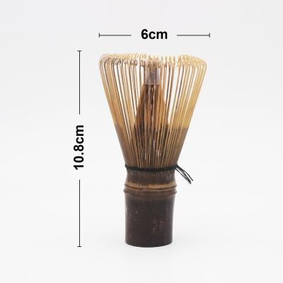 China Sustainable Matcha bamboo chasen, purple bamboo matcha beater 100 fork beaters dark for making matcha for sale