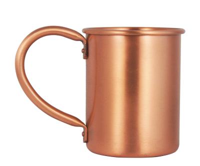 China Sustainable Moscow Mule 100% Pure Copper Mug 14 oz Copper Mug for sale