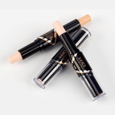 China Acne/Spot Removing Waterproof Makeup 3D Colors Shadow Face Stick Concealer Highlight 3 Setting Cosmetic Concealer for sale