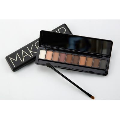 China 10 Colors Makeup Eyeshadow Waterproof Matte Long Lasting Natural Eyeshadow Palette for sale