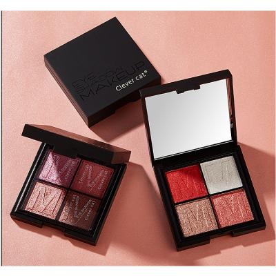 China Eye Makeup Eye Makeup Use High Highlight Waterproof Long Lasting Sweatproof Wet Dye 8 Colors Eyeshadow Palette for sale