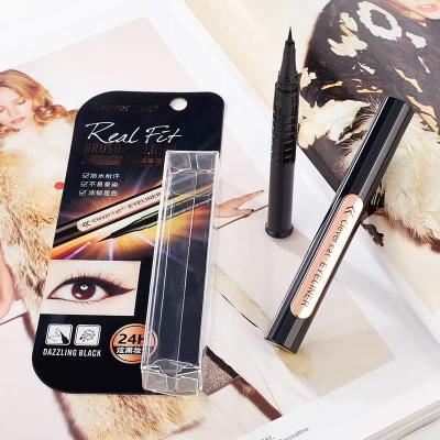 China Best Long Lasting Waterproof Black Eyeliner Quick Dry Long Lasting Eyeliner Easily Cleaning Eyeliner Pen for sale