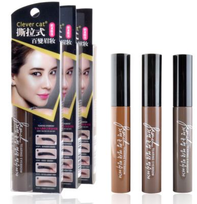 China 3 Colors 3D Smooth Waterproof Long Lasting Eyebrow for sale