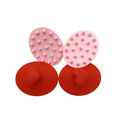 China Waterproof Waterproof Silicone Baby Shower Bath Cleaner Hair Brush With Massage for sale