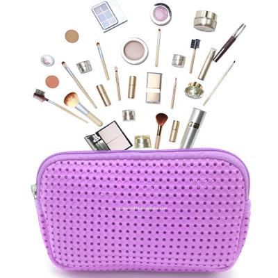 China Promotion Option O EVA Bags Goods And Silicone Christmas 2022 Makeup Cosmetic Cases For Girls Handbag Custom Logo for sale